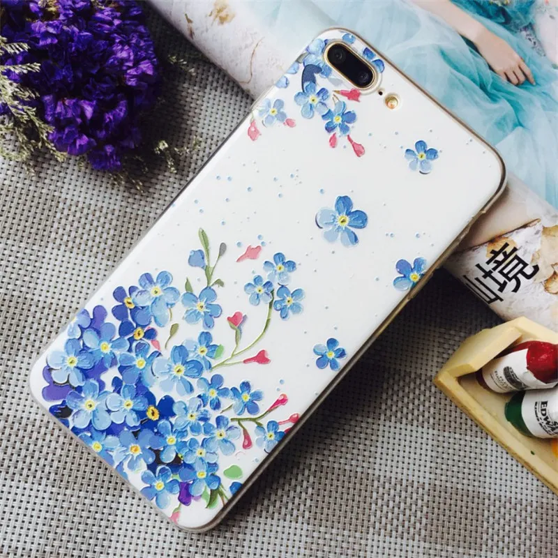 Рельефный чехол для телефона с рисунком iphone 6 s Puls 7 8 Plus 5 5S X цветной модный 3D олень