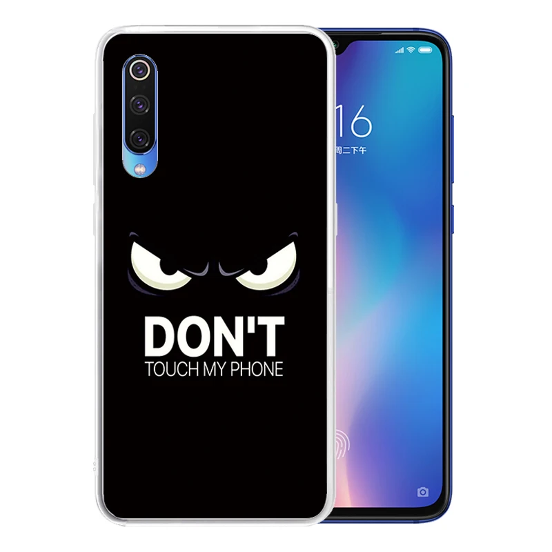 Soft Silicone Clear TPU Case for Xiaomi Mi 9 9T CC9 Pro Note 10 CC9E 8 Lite Mix 3 A3 A2 A1 POCO F1 Cover Don't Touch Phone | Мобильные