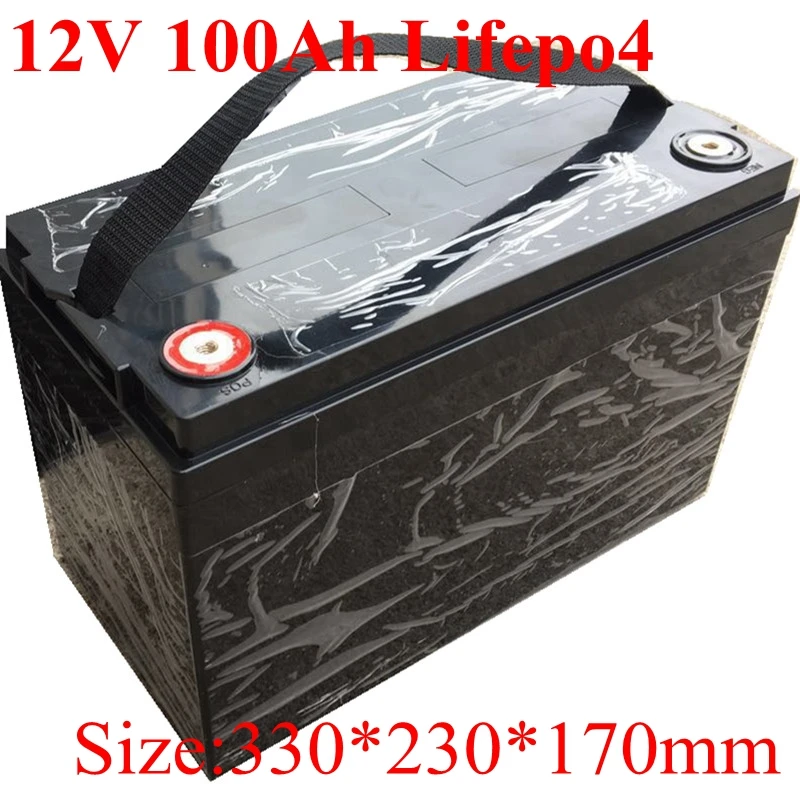 

Lifepo4 12v 100ah Battery Pack Rechargeable Bateria Litio for Electric Tricycle Power Boat Inverter Battery + Charger