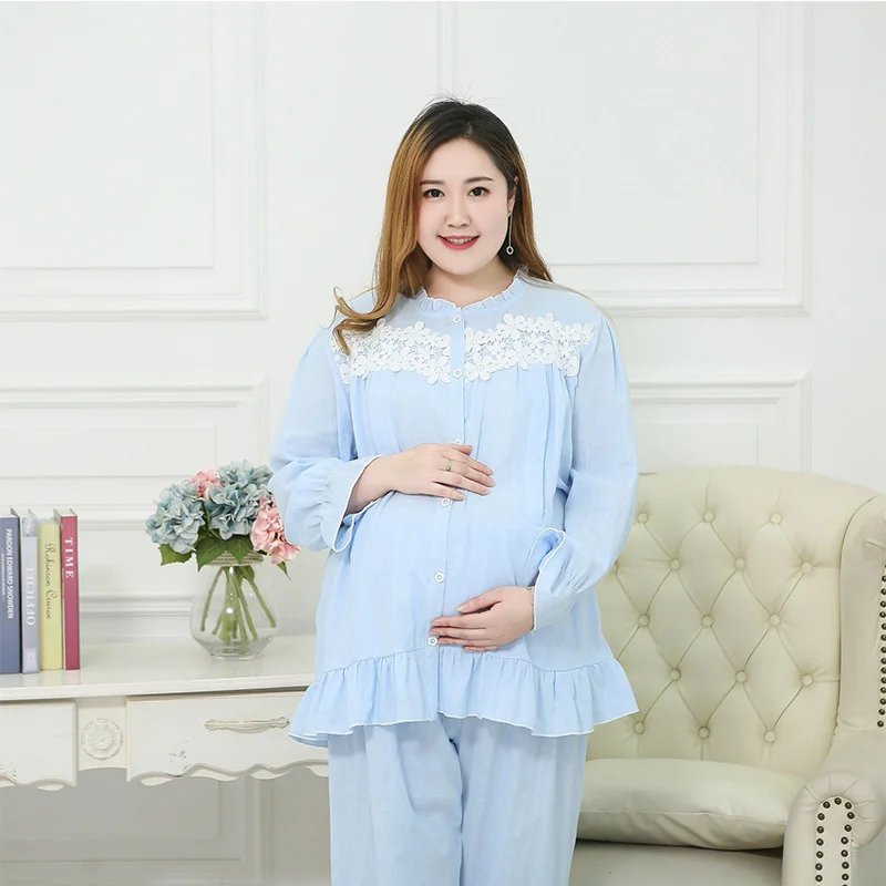 Пижама для беременных и кормящих мам 3XL-6XL, КОМФОРТНОЕ МАТЕРИНСТВО большого размера