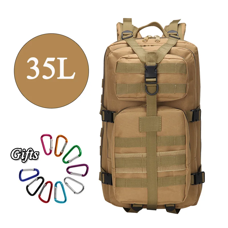 Тактический военный рюкзак для скалолазания 35Л, уличная Складная армейская сумка, походный рюкзак, дорожный водонепроницаемый рюкзак, спортивная сумка