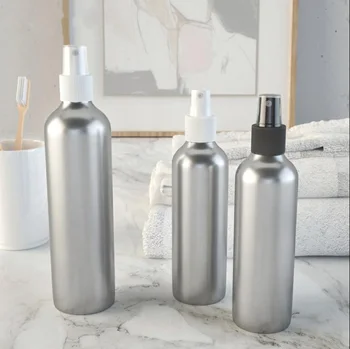 

10 pcs 100 ml aluminum spray bottles Perfume container Fragrance storage container bank free Shipping Household storage