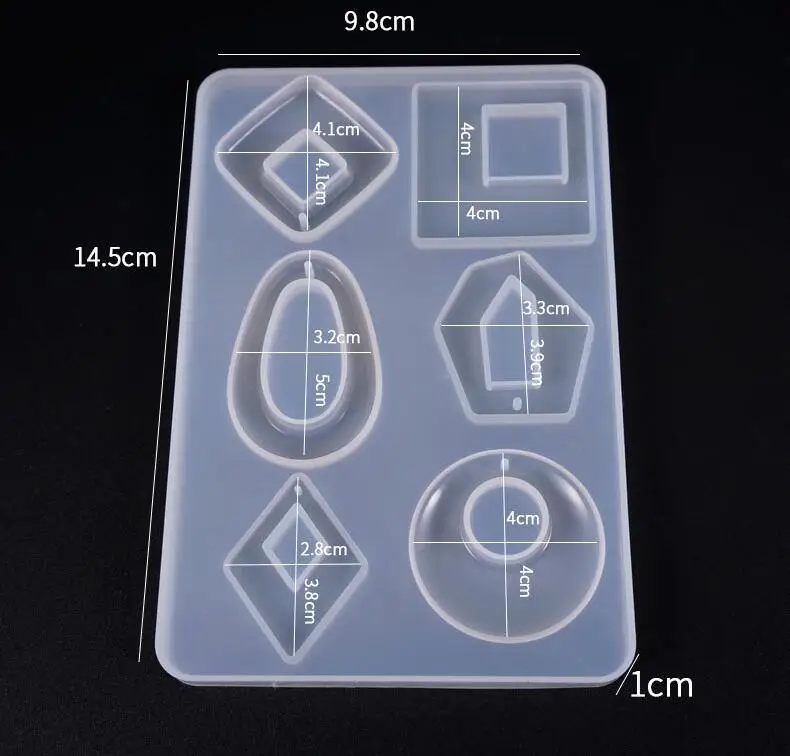 Новая трехмерная подвеска Силиконовая Форма Смола силиконовая форма ручной работы инструмент формы для эпоксидной смолы для ювелирных изделий - Цвет: 1