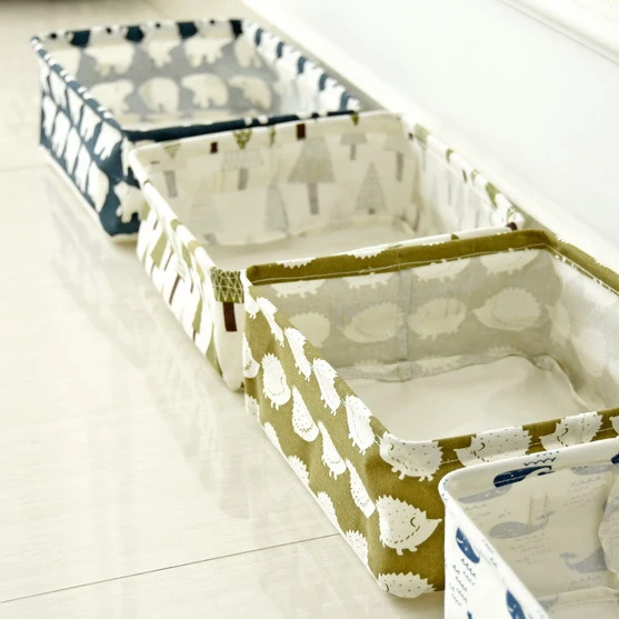 

30*25*10cm NEW PRODUCTS Sundries folding storage basket storage Toy box organizer square Linen Container small size