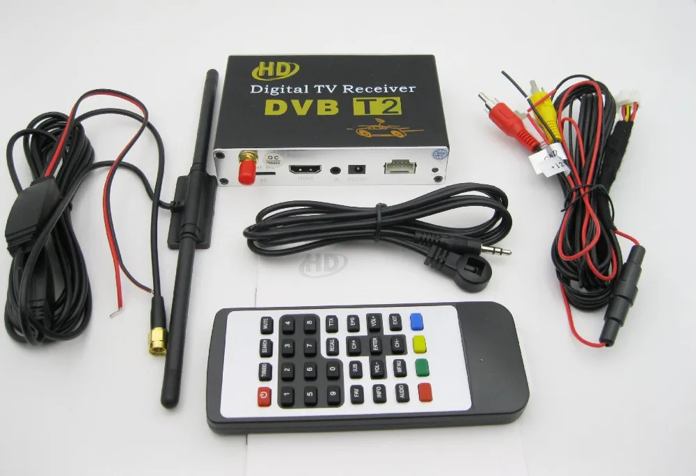 Slot USB HD Carro móvel digital DVB-T2