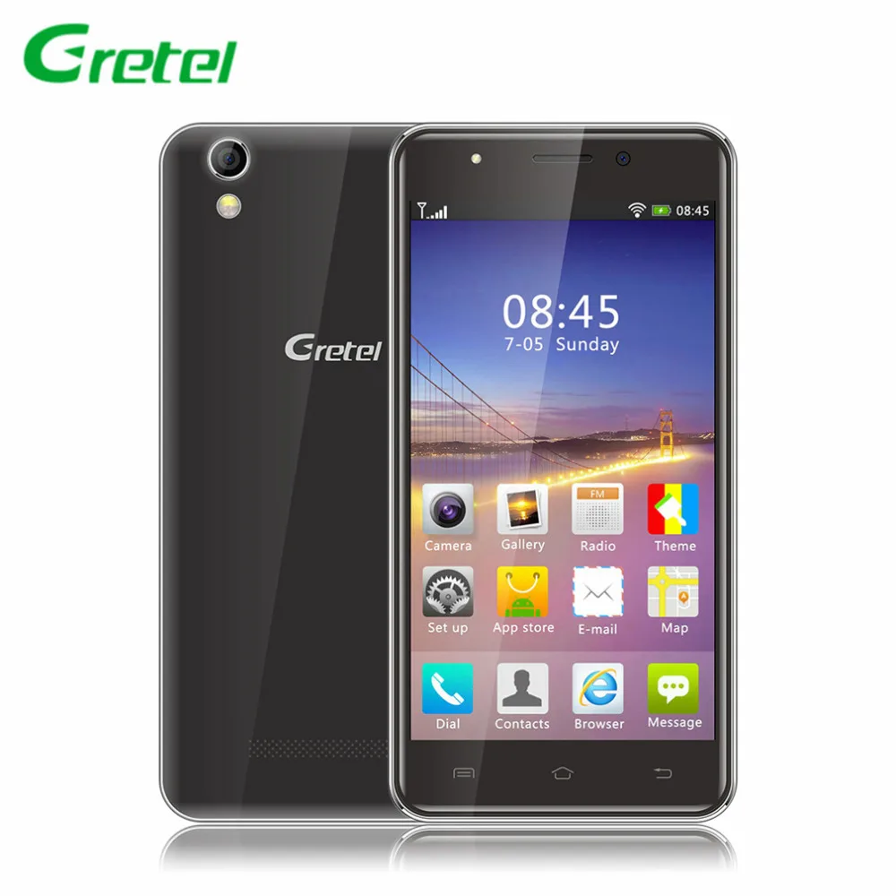 Gretel G1 5 0 inch 1280x720 HD 3G Smartphone Android 5 1 Quad Core 1 8Ghz