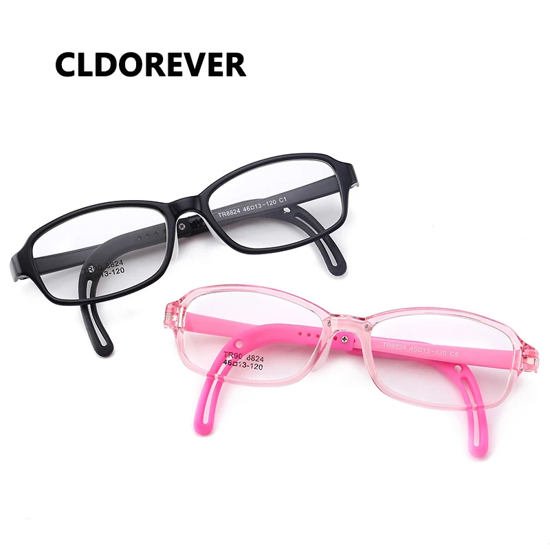 Fashion Optical Glasses Frame Kids TR90 Flexible Eyeglasses Frame Brand Children Urltra Light