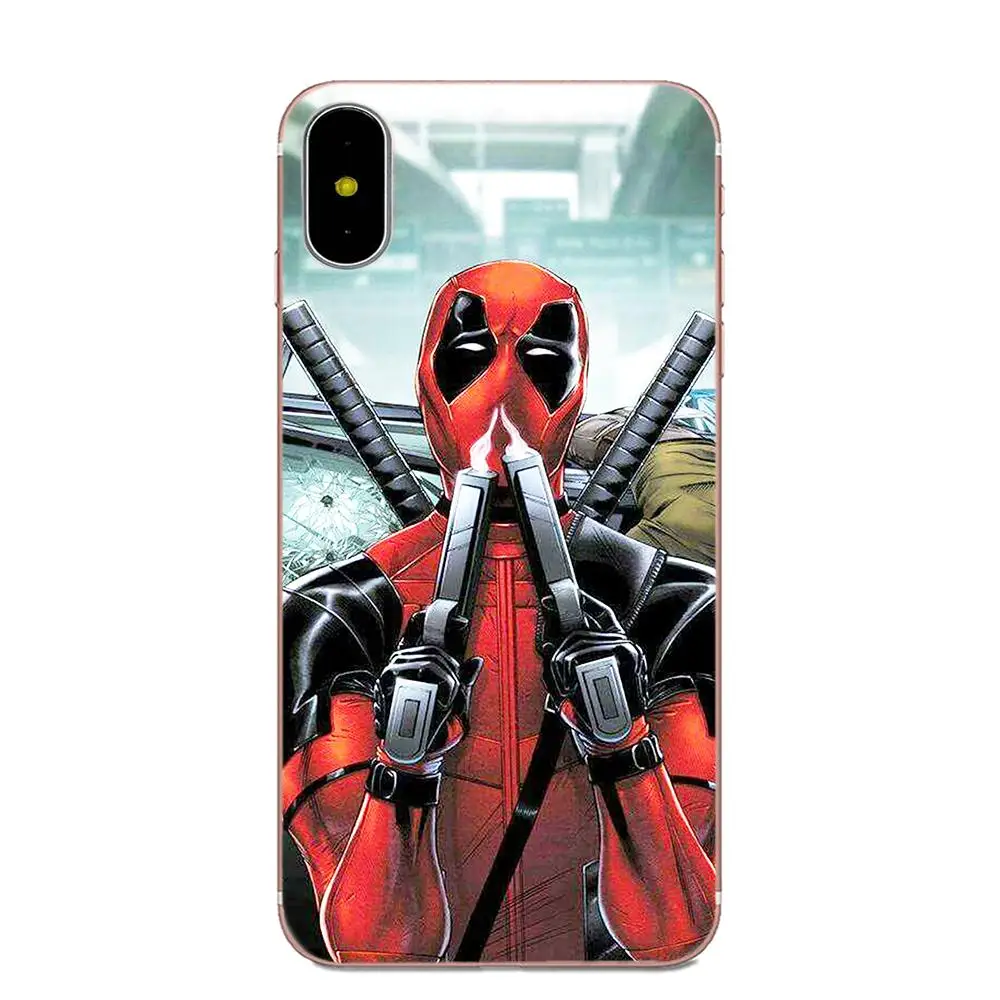 Крутой чехол Капа Marvel Hero Deadpool для Huawei Honor Mate Nova 2 6A 7A 7C 8C 8S 10 10i Y5 Y9 Lite P Smart GR5