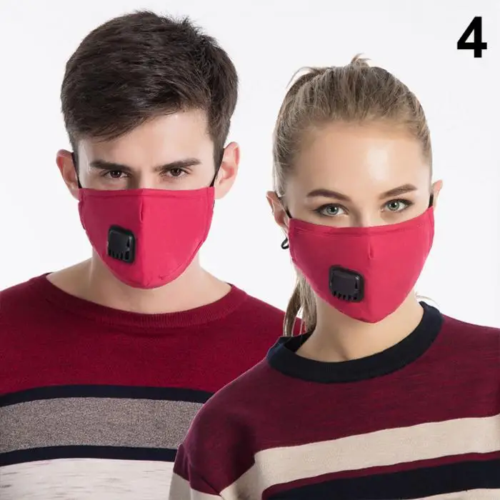 1 шт. маска для рта и лица хлопчатобумажный пылезащитный дышащая PM2.5 для езды на велосипеде на открытом воздухе Зимние LBY2019