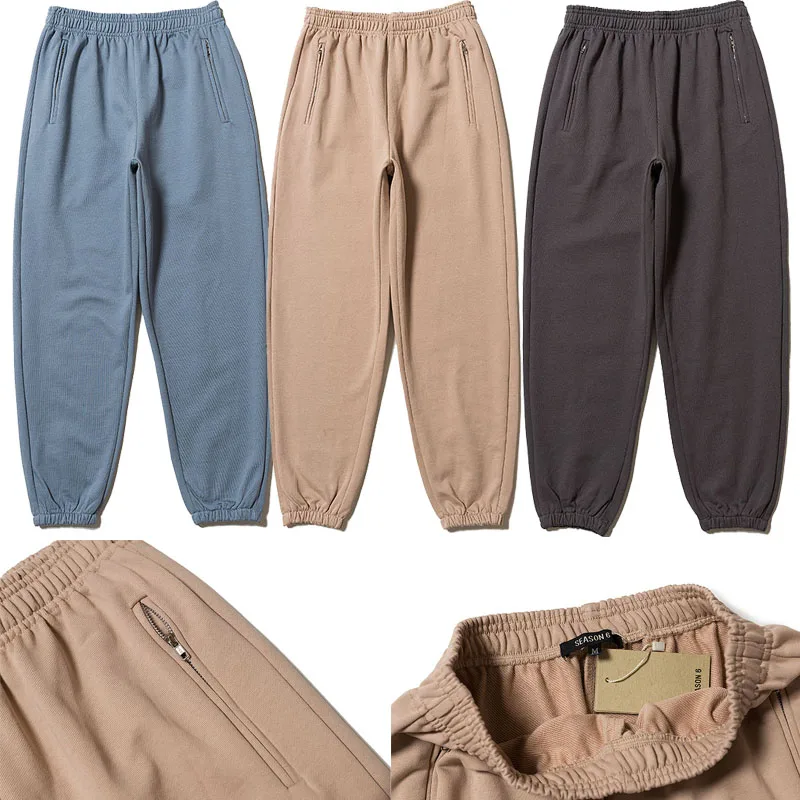 Season 6 Sweatpants Women Men Streetwear 1:1 Kanye West Season6 Sweatpants Hip Hop Drawstring Sweatpants Season 6 Joggers