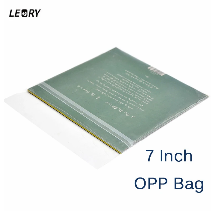 LEORY 50 шт. 7 дюймов защита для хранения виниловых пластин Lp OPP сумка для проигрывателя Cd виниловых пластин аксессуары 18,9 см* 18,9 см