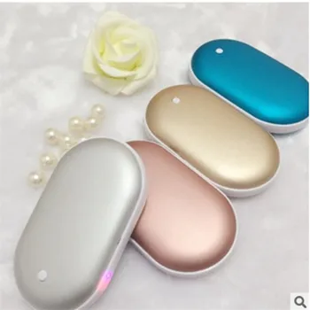 

Colorful Cobblestone Hand Warmer Portable 4000mAh Power Bank 50-60 Degrees 3 Gears Temperature Adjust Mobile Phone Charger