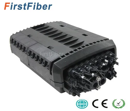

Drop Cable Closure 24 core 2 port FTTH Drop Cable Type Fiber Optic Splice & Splitter Closure IP68 Waterproof Fiber Joint box