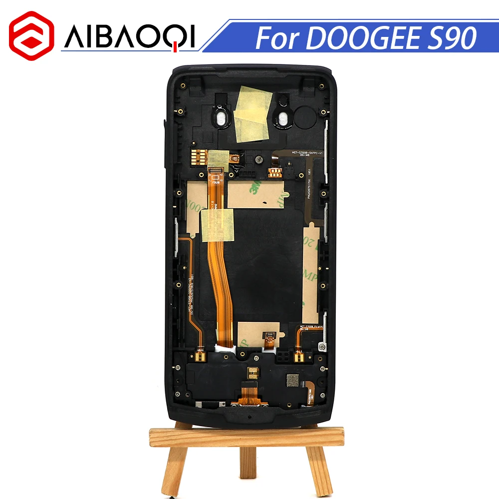 Чехол Для Doogee S90, защитный чехол для батареи, задняя крышка+ стекло для камеры+ динамик+ отпечаток пальца для телефона Doogee S90