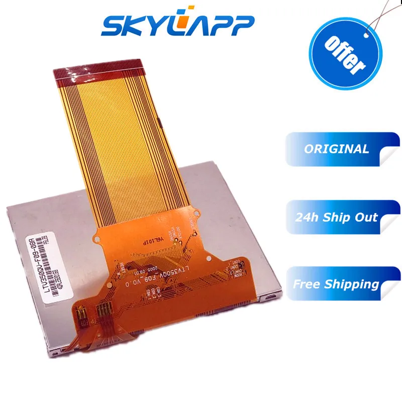 Skup Oryginalny 3.5 inch LTV350QV F09 kompletny wyświetlacz LCD ekran panel wyświetlacza + ekran dotykowy wyświetlacz LCD ekran panelu wymiana naprawa
