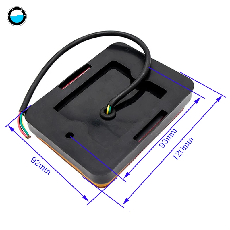 1 пара водонепроницаемый грузовик прицеп задний светильник Кемпер индикатор автомобильный Грузовик задний светильник для прицепа караваны UTE Campers ATV лодки