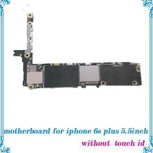 Хорошо работает разблокирована 5,5 дюймов для iphone 6s plus материнская плата 16 ГБ/32 ГБ/64 Гб/128 Гб без сенсорного id материнская плата с чипами логическая плата
