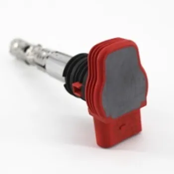 

4Pcs Set OEM QUALITY Red Ignition Coils Fit For AUDI A4 1.8T Turbo 2001-2005 06C 905 115 L M E F G H / 06C905115