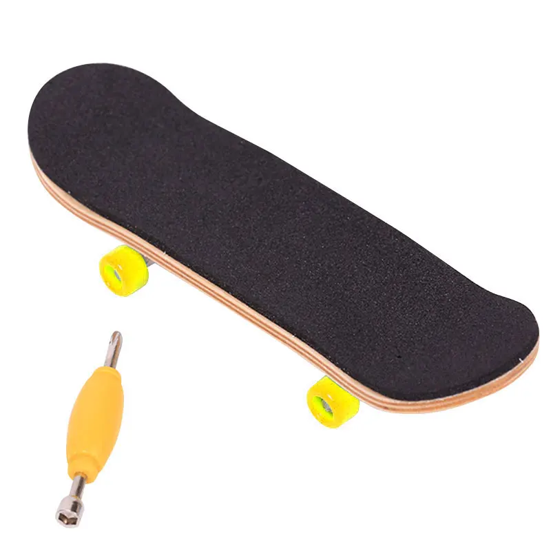 Креативный полный деревянный Fingerboard Finger скейт доска мини скейтборд для пальцев