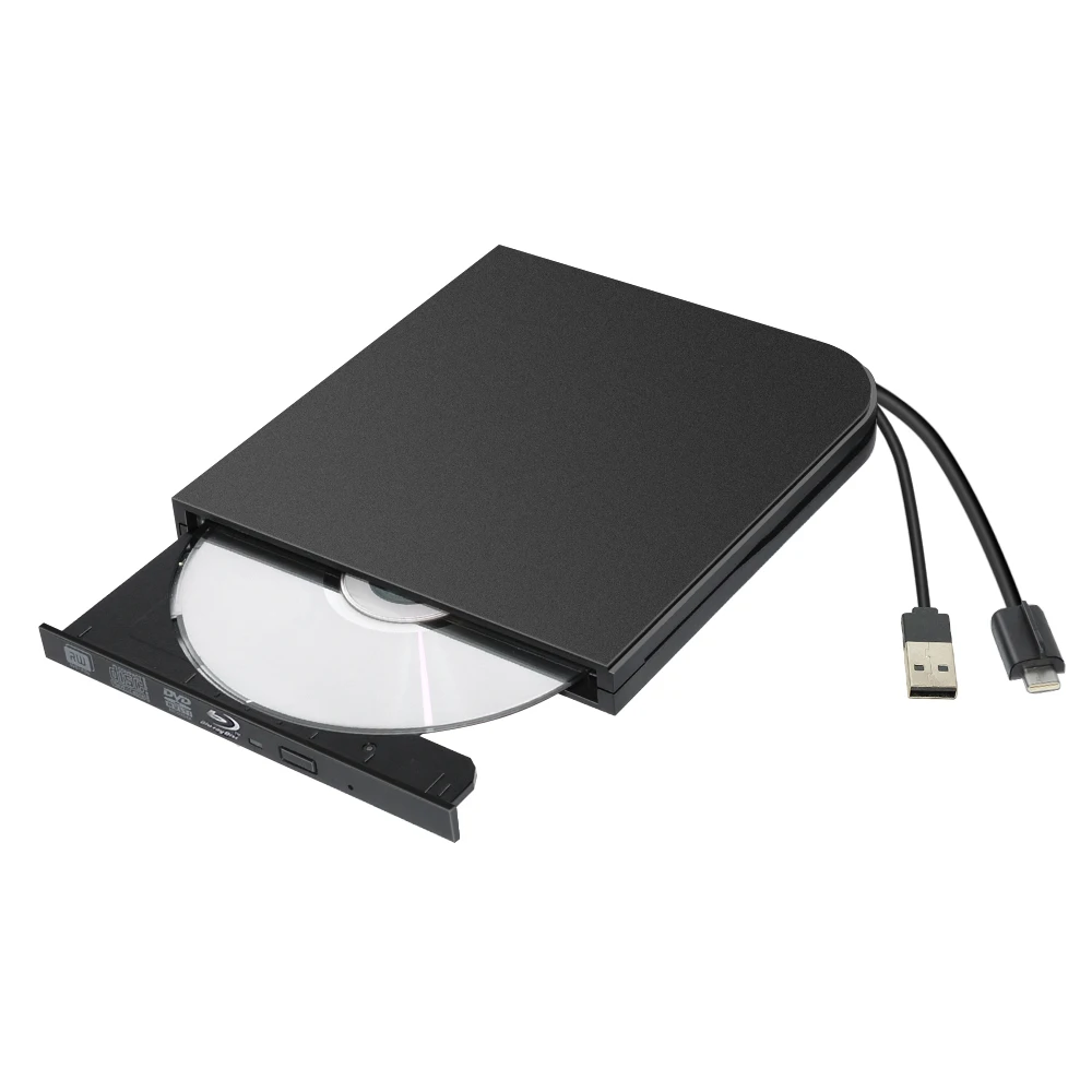 Blu-Ray привод тонкий тип C+ USB 3,0 Bluray горелка BD-RE CD/DVD RW Writer Play 3D 4K Blu-Ray диск для ноутбука ПК hp ACER