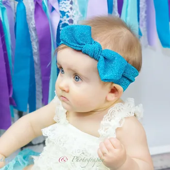 

1pc Cute Newborn Baby Girls Headband Ribbon Headwear Baby Kids Hair Band Girl Bow Knot Colorful Headband red Yellow Green Blue