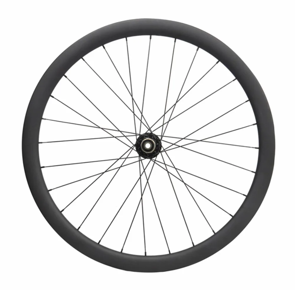 Sale 2018 new basalt brake Road Bike Disc Brake Wheelset UD Matt 40mm Carbon Tubular Wheels Thru axle 142mm super light road wheel 2