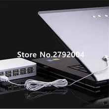 6 Ports Retail Mobile Anti theft Device Security Display Stand with Alarm for Cell Phone Tablet