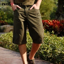 Армейский бренд качество мужские шорты армейский зеленый хлопок средняя талия плюс Размер Карманы мужчины камуфляжные Короткие штаны MK-731