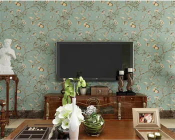 

Beibehang American rural wall papers apple tree flower design bedroom 3d luxurious sitting room background wallpaper behang