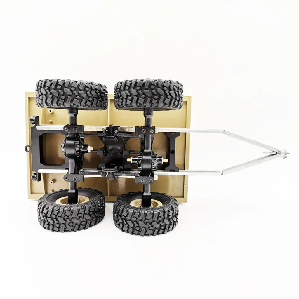 Upgrade Trailer Military RC Car DIY Parts Set for WPL B1 B14 B16 B24 1/16 4WD Buggy Monster Truck Assemble Crawler