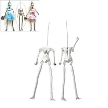 MJARTORIA, 5 шт., подвески в форме скелета, подходят для DIY кукол, античный серебряный цвет, винтег, Подвески для изготовления ювелирных изделий