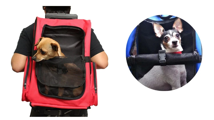 Переноска для домашних животных, рюкзак, чехол на колесиках, коляска, переносная коляска для кошек, чемодан на колесиках, дорожная переноска для щенков, собак, пеших прогулок на колесиках