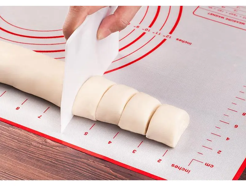 Baking Tool High Temperature Resistance Kitchen Kneading Pad Surface Mat Large Anti Slip Rolling Plate Silica Pad