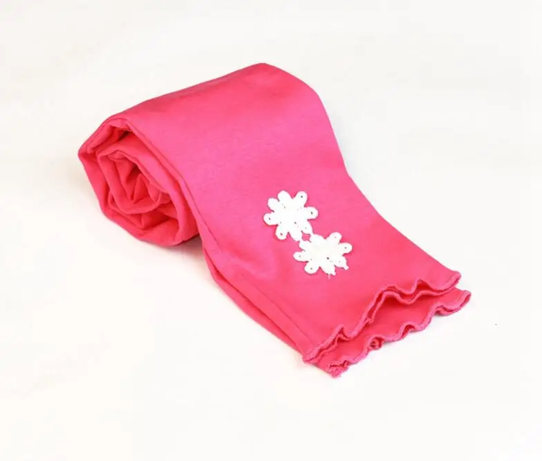 rose red flower Леггинсы для девочек Весна, лето, осень детские леггинсы ярких цветов Цвета Дети Детские леггинсы с цветком и бабочкой штаны для девочек - Цвет: rose red flower