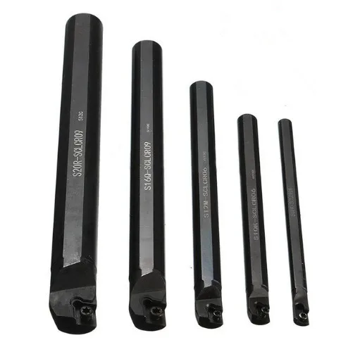 

Hot Sale 5Pcs/Lot 7 10 12 16 20mm SCLCR Lathe Turning Holder Boring Bar Insert For Semi-finishing S7/S10/S12/S16S20-SCLCR09