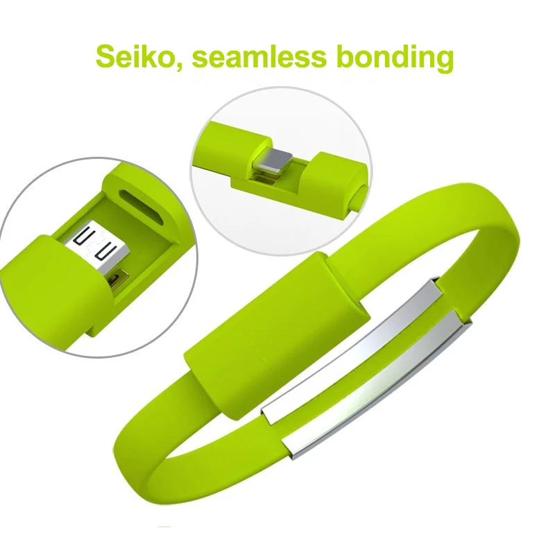 OLAF Outdoor Portable Mini Micro USB Bracelet Charger Data Charging Cable Sync Cord For Samsung Xiaomi Hauwei Type C Phone Cable