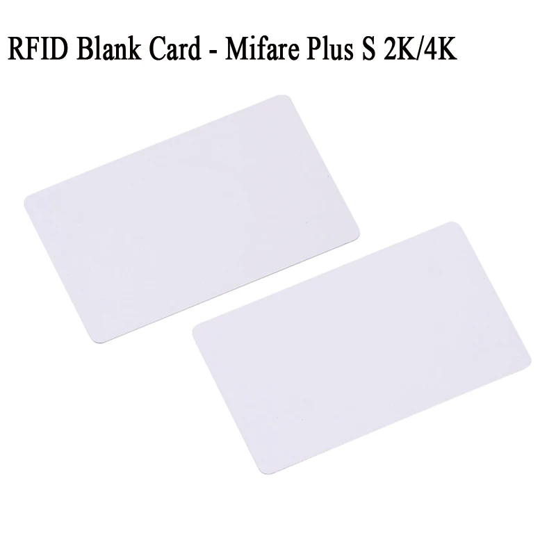 

Mifare Plus S 2K 4K EEPROM Blank Card 13.56mhz 14443a 14443-3 UID protocol rfid pvc plastic card 7 byte UID