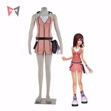 Athemis anime cosplay Cool Kingdom Hearts Kairi Cosplay Costumes any size Halloween party clothes