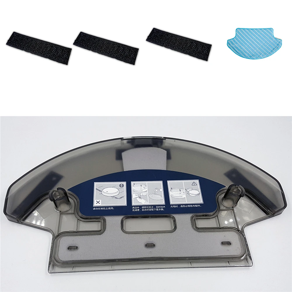 

Intelligent Robot Water Tank Box + Hook and Loop Fasteners for Ecovacs Robot Duoduo S DT85G Vacuum Cleaner Replacement Parts