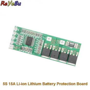 

1Pce 5S 10A Li-ion Lithium Battery 18650 Charger Protection Board 18.5V 21V Cell Short Circuit Protection