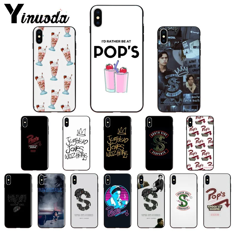 

Yinuoda American TV series Riverdale Pop's Silicone Soft TPU Phone Case for iPhone 8 7 6 6S Plus 5 5S SE XR X XS MAX Coque Shell