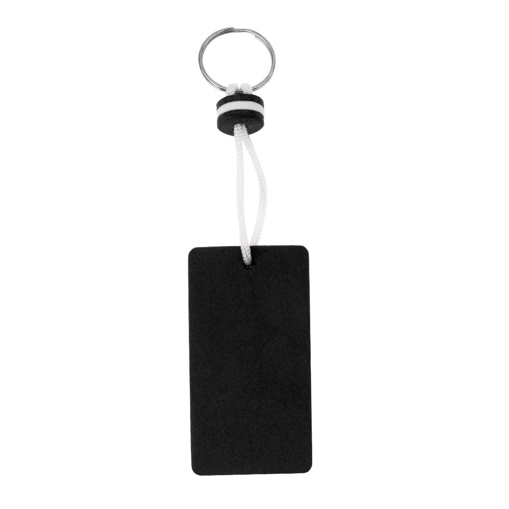 1 Pcs Rectangle Boating Fisherman Floating key Chain Marine Canoe Keychain Shoreline Sailing Key Ring Clip  Keyrings