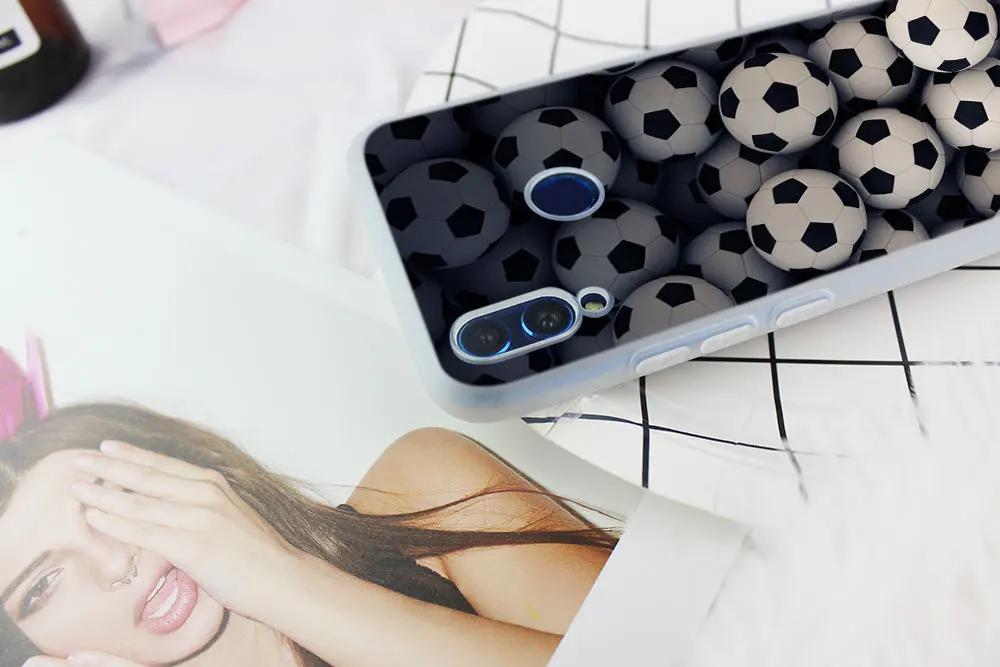 Футбольный мяч силиконовый чехол для телефона huawei Honor 9 10 Lite 6X 7X 8X Max 7A 8A 8C 20 PLAY 9x