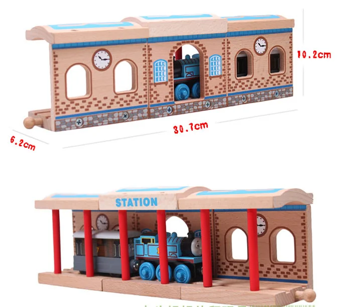 

Train Toys Thomas Railway Track TTC85 Station Corridor Fit For Thomas Truck Brio Toys for Boys Engine Models Building Toy