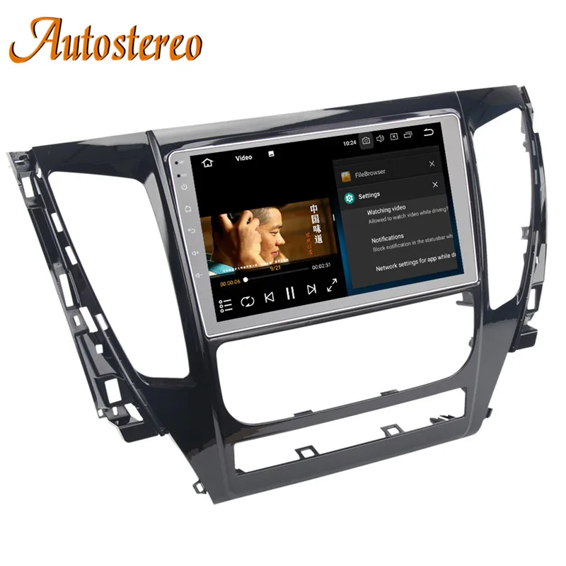 Best Newest Android8.0 Car no DVD Player GPS Navigation For MITSUBISHI PAJERO 2016 2017 2018 Autostereo Radio Multimedia Satnav DSP 6