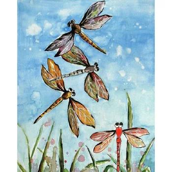 

YIKEE diamond painting Dragonfly,diamond painting cross stitch,5d diy diamond painting Y372