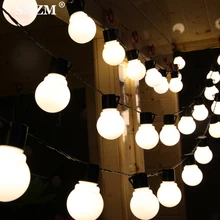 2,5 м/5 м 10/20 светодиодов, солнечный светильник, гирлянда, сказочный шар, лампа, шар, Солнечная лампа для улицы, патио, дома, сада, украшения для рождественской вечеринки