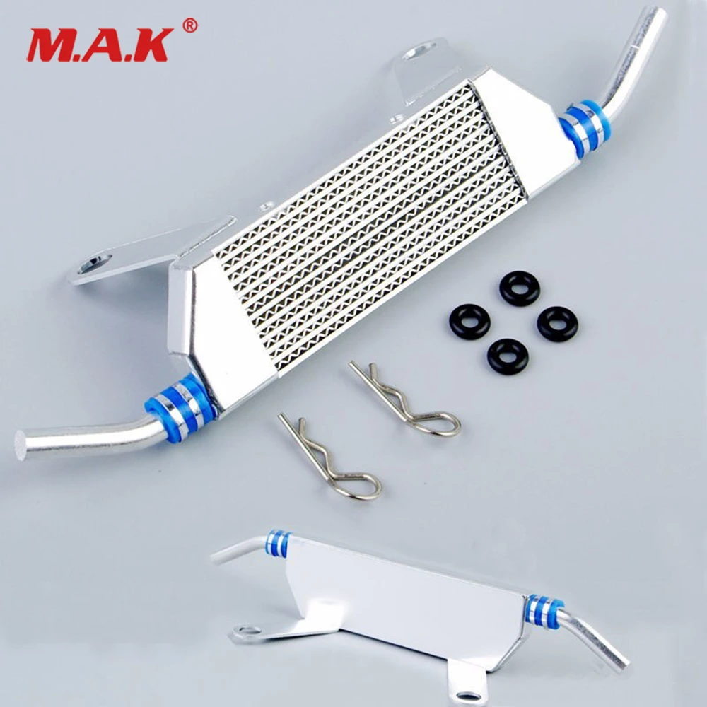 Цена Запчасти для радиоуправляемых автомобилей, комплект интеркулеров из верхнего сплава 097001, подходят для 1 10 масштабные Радиоуправляемые моде...