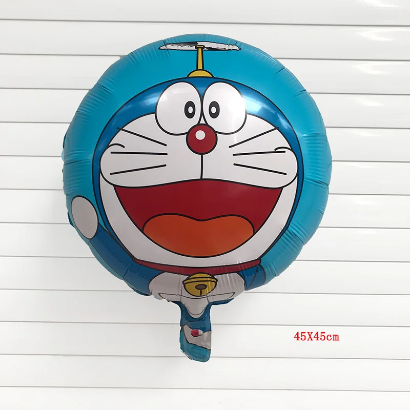 6 шт./компл. Doraemon 32 дюймов воздушные шары с номером музыкальная кошка Круглый гелиевый Свадебный шар Декор с днем рождения принадлежности для вечеринки воздушный шар