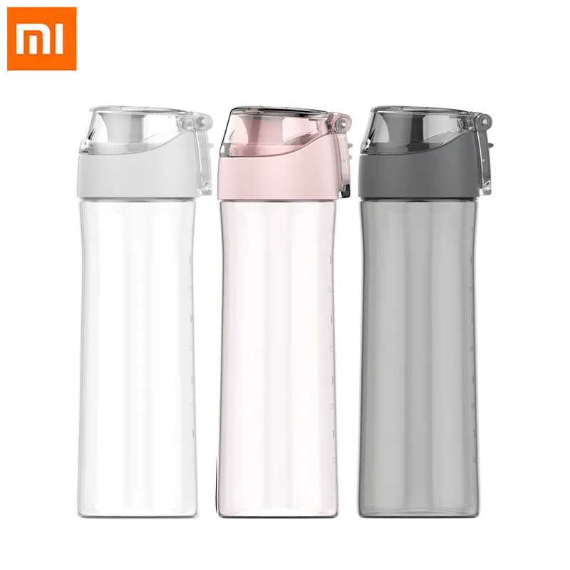 

Original Xiaomi Fun home sport cup Resistance falling High temperature Carry cup safty Silica gel 600mL Transparent Water cup